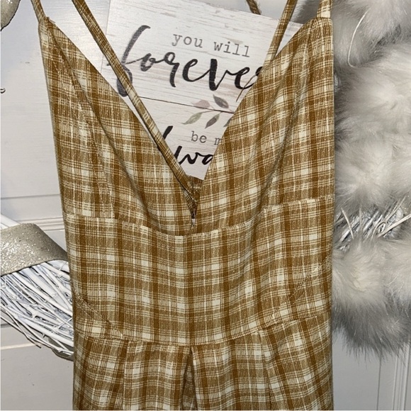 NWT Free People Kaia Plaid Wide Leg Jumper - Small - Picture 5 of 7